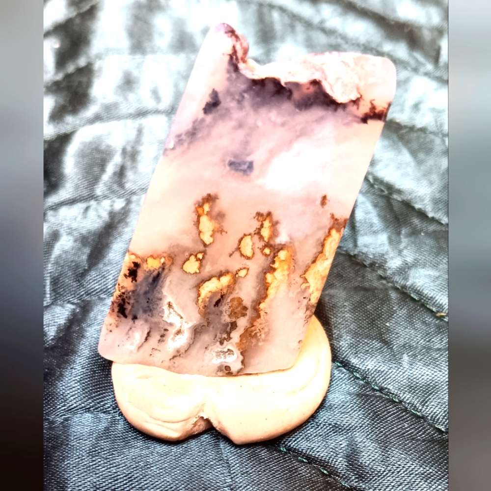 Fire Agate slice